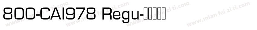 800-CAI978 Regu字体转换